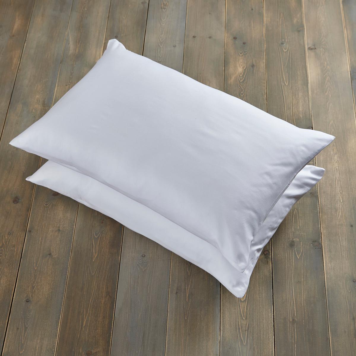 Fogarty Pair of Fresh Linen Scented Pillow Protectors White – image 3