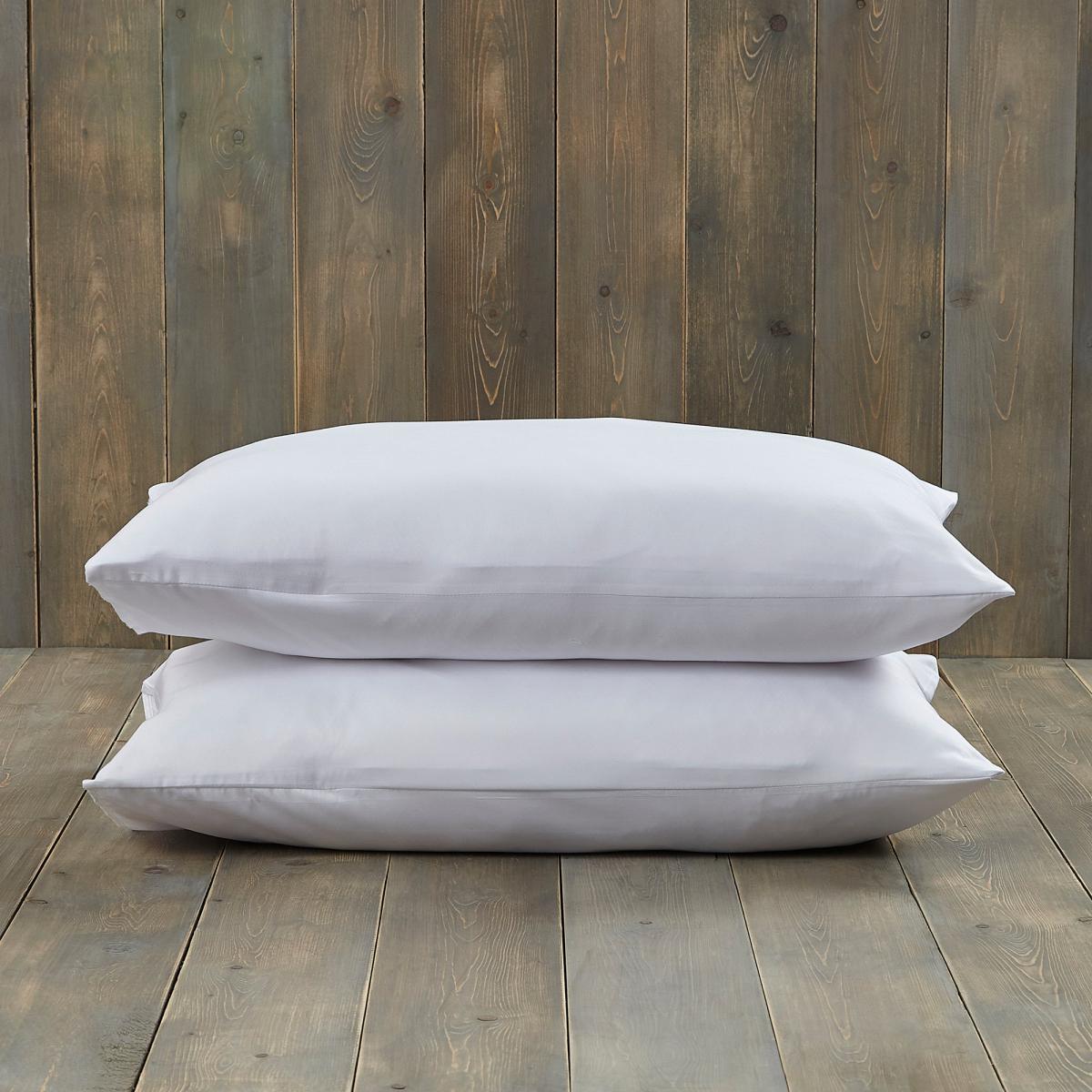 Fogarty Pair of Fresh Linen Scented Pillow Protectors White – image 4