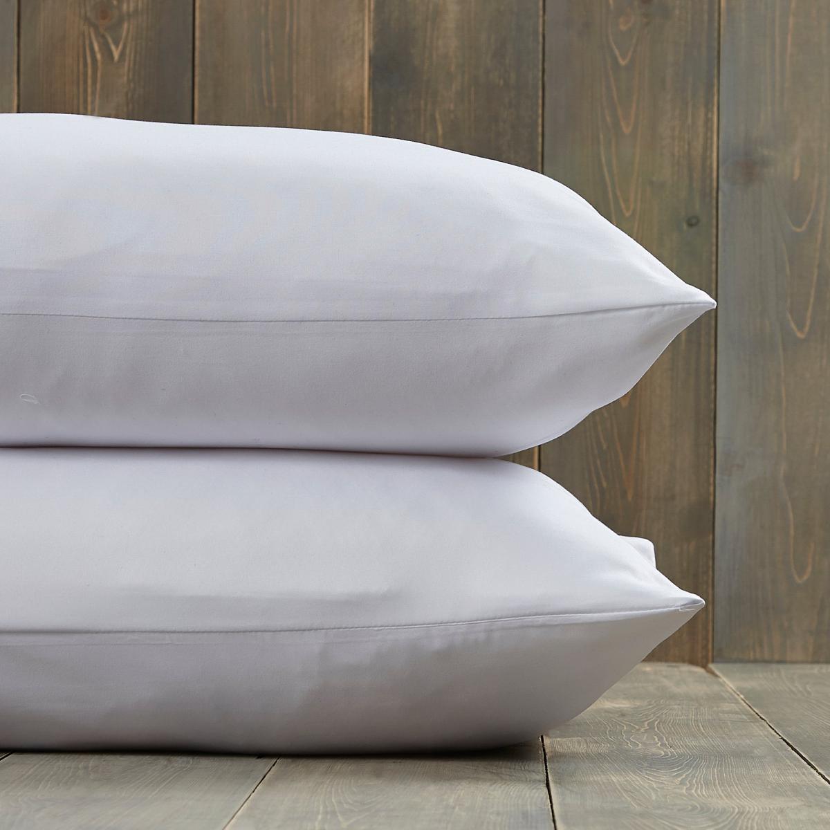 Fogarty Pair of Fresh Linen Scented Pillow Protectors White – image 5