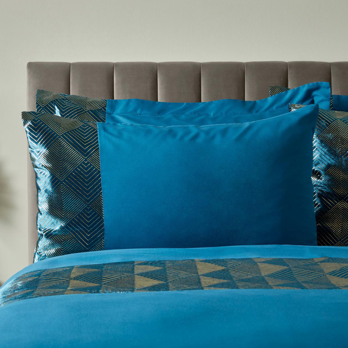 Inga Peacock Duvet Cover and Pillowcase Set Peacock – image 4