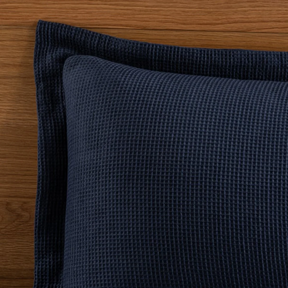 Alston Waffle Oxford Pillowcase Olive Olive – image 3