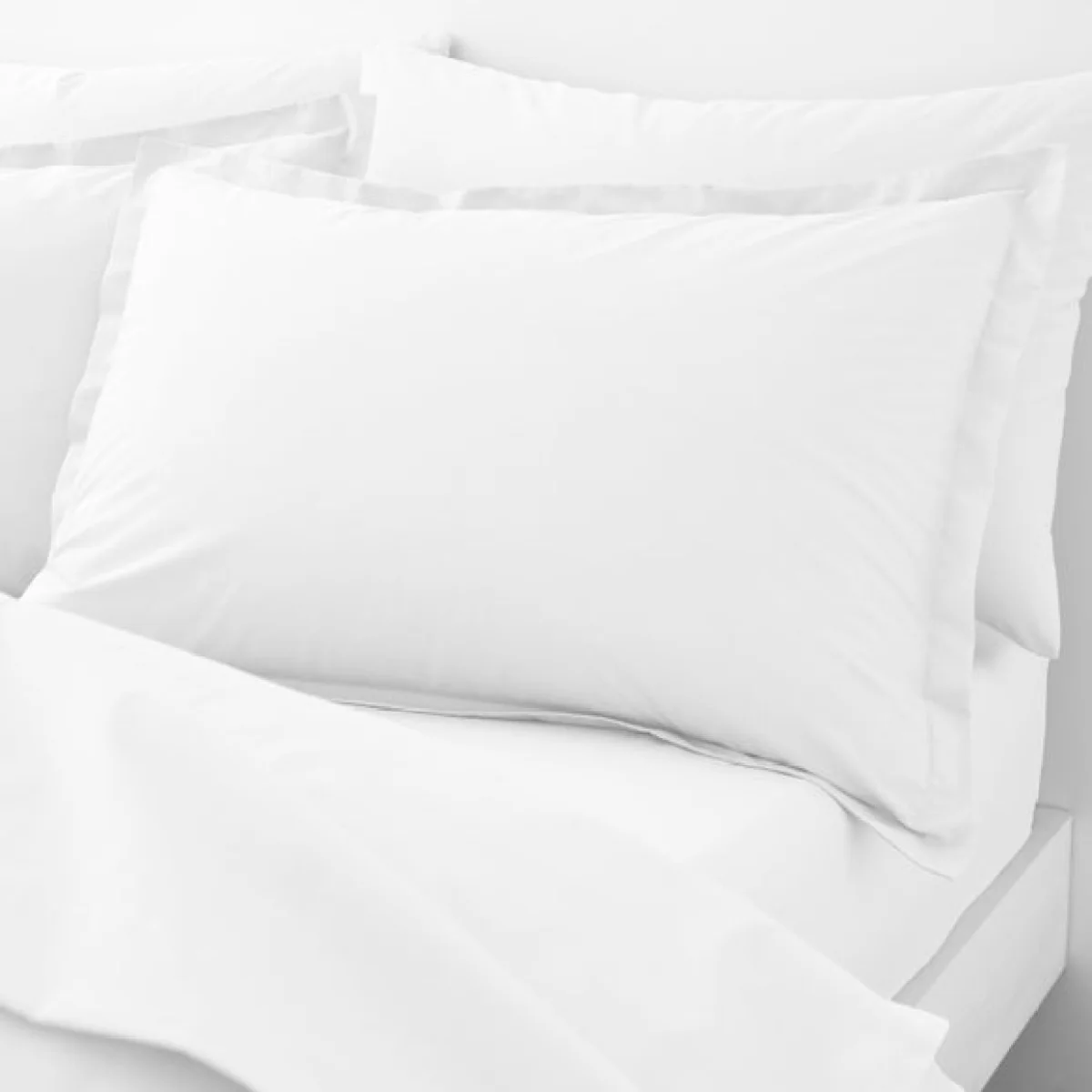 Organic Cotton Oxford Pillowcase White – image 1