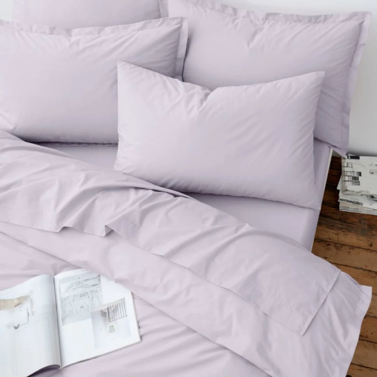Organic Cotton Standard Pillowcase Pair White – image 4