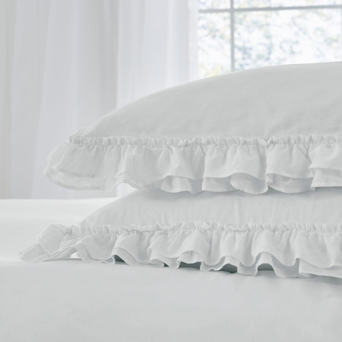Dorma Purity Cavendish Oxford Pillowcase Pair White – image 2