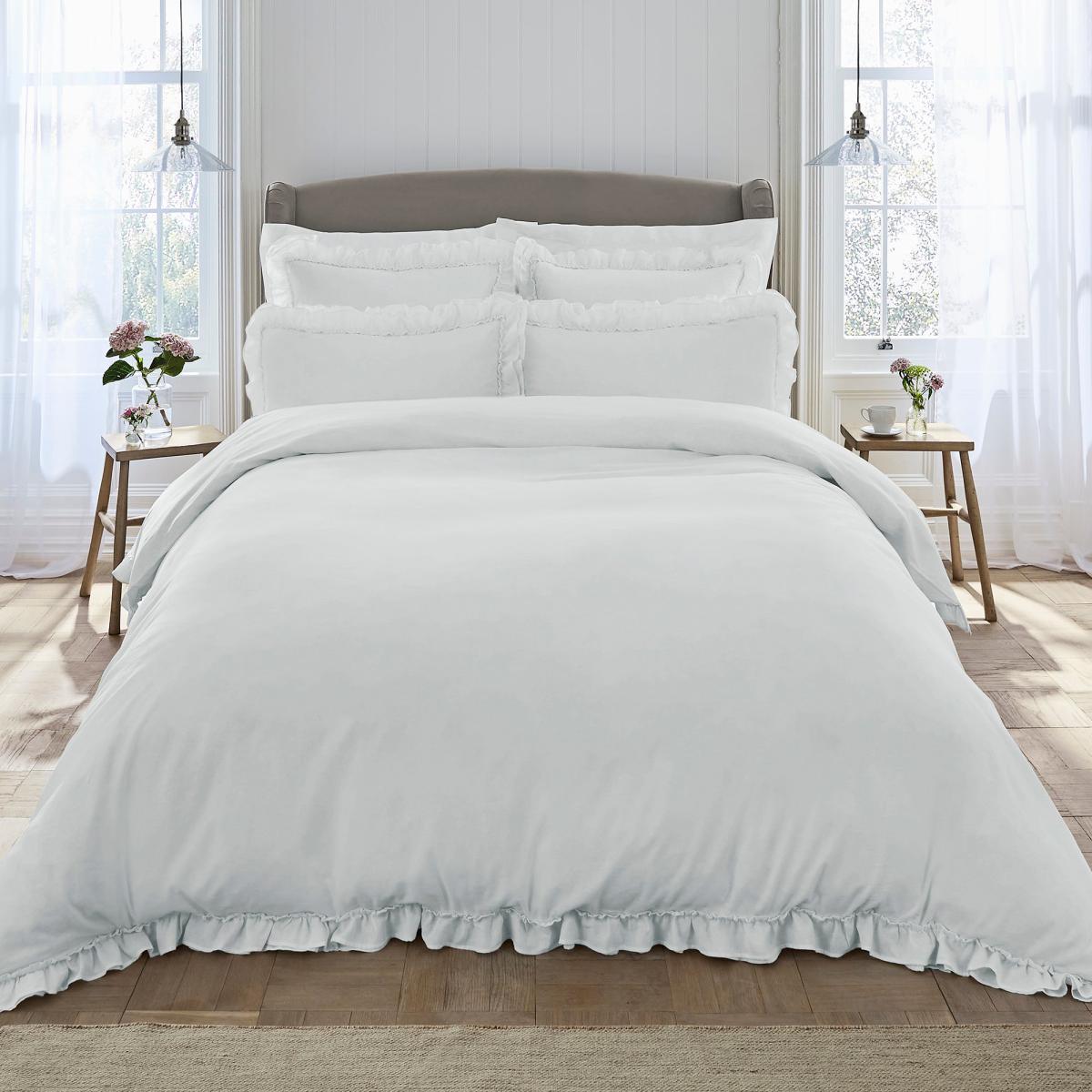 Dorma Purity Cavendish Oxford Pillowcase Pair White – image 5