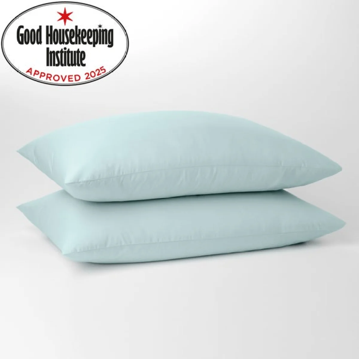 Pure Cotton Standard Pillowcase Pair Blue – image 2