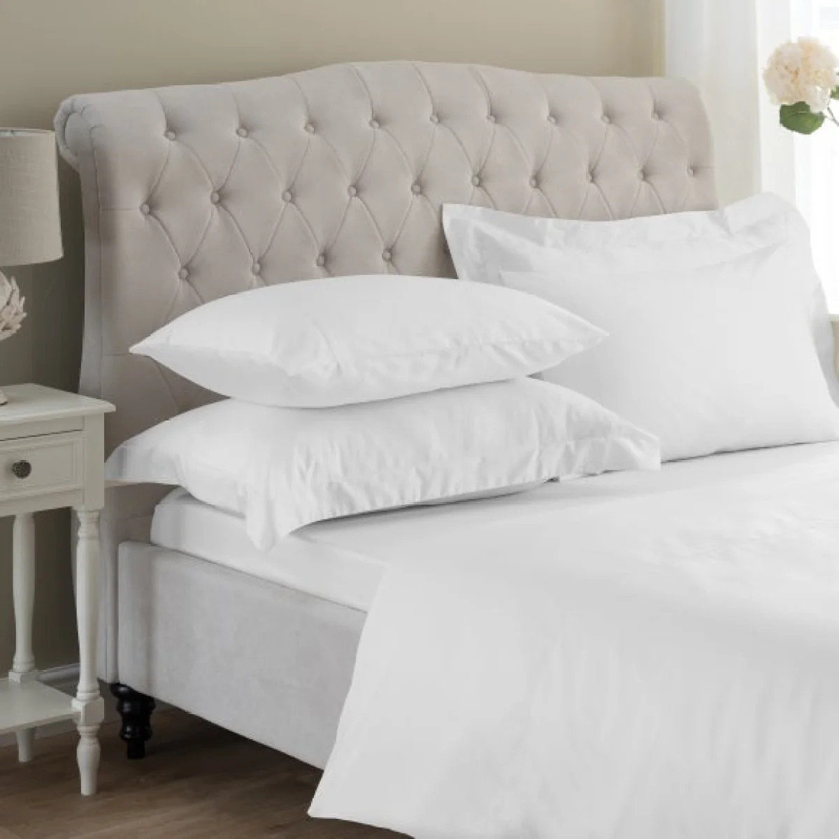 Dorma Classic Cotton Sateen Kingsize Oxford Pillowcase – image 1