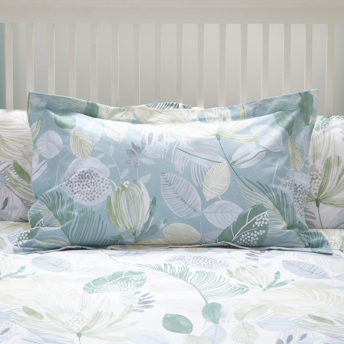 Ashleigh Green Oxford Pillowcase Green – image 1