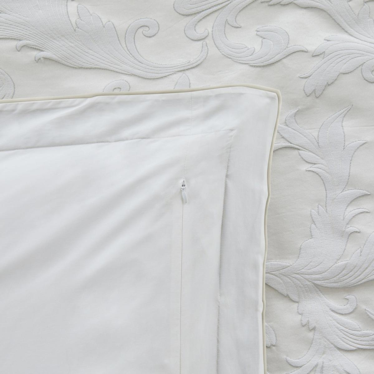 Dorma Acanthus Oxford Pillowcase Pair Cream – image 2