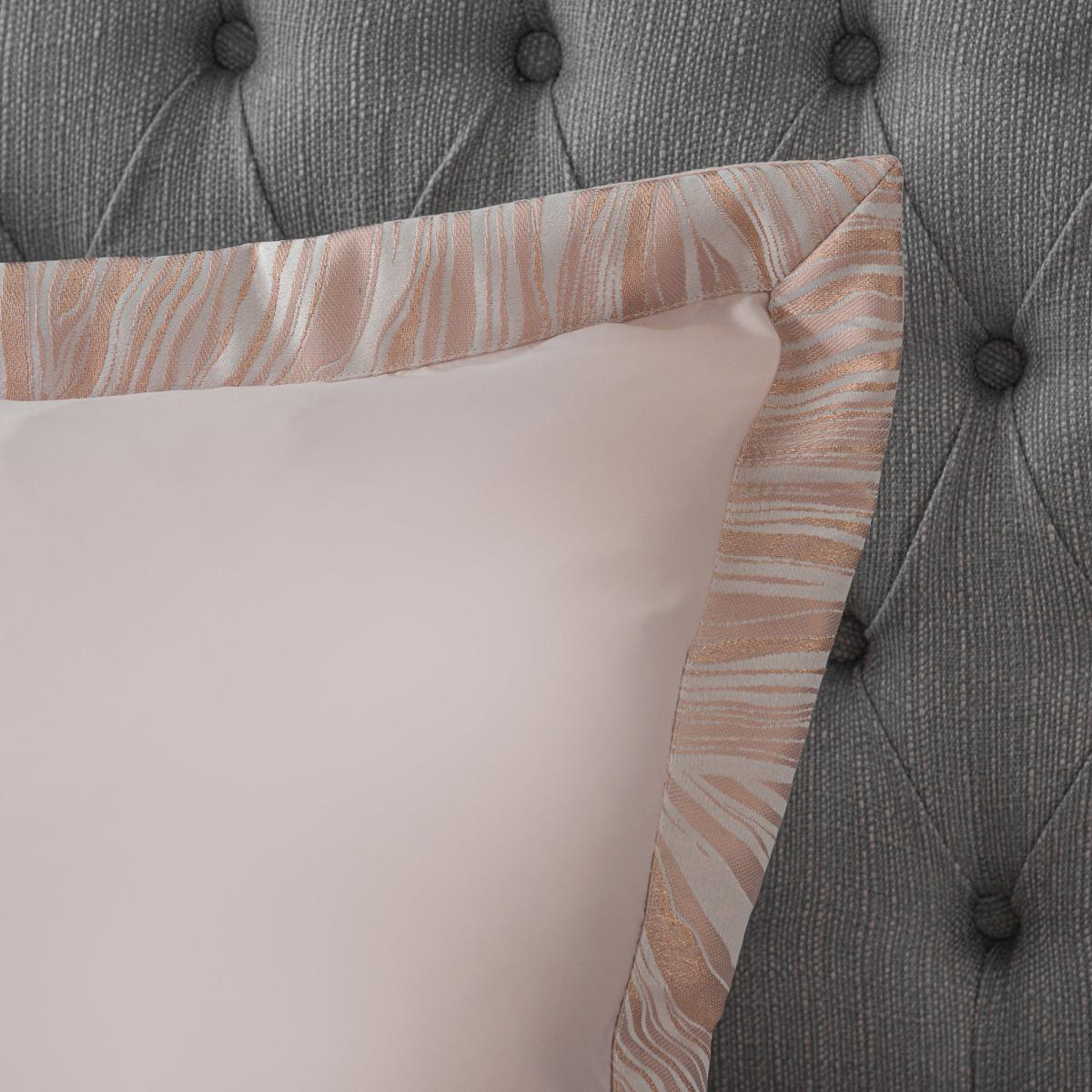 Keeley Pink Jacquard Oxford Pillowcase Pink – image 2