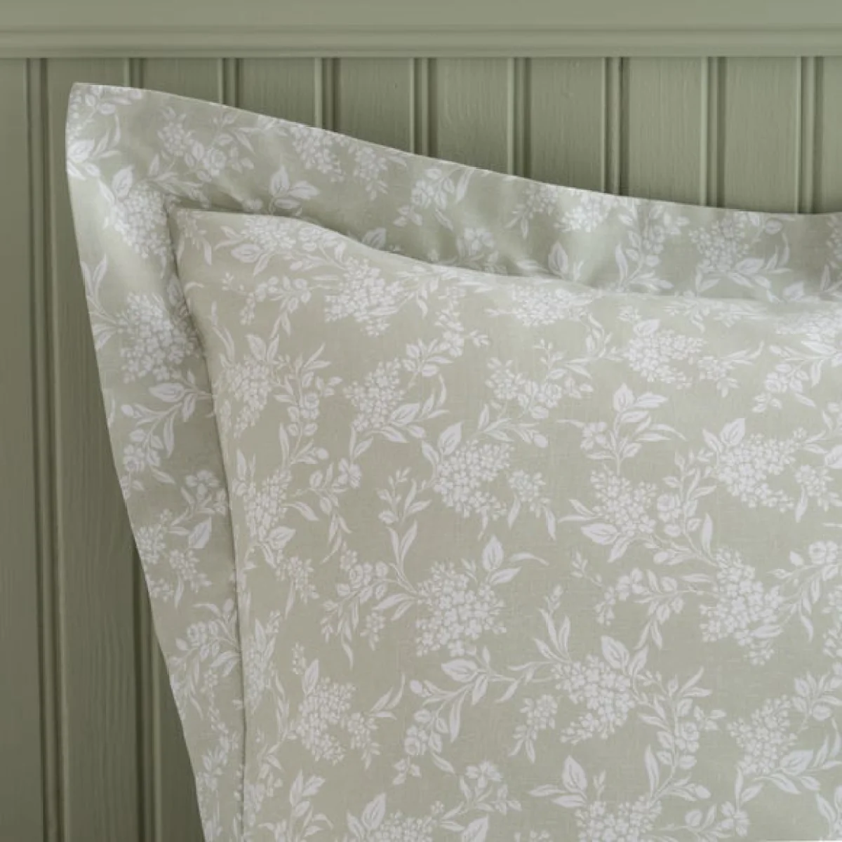 Bexley Floral Sage Oxford Pillowcase Sage (Green) – image 2