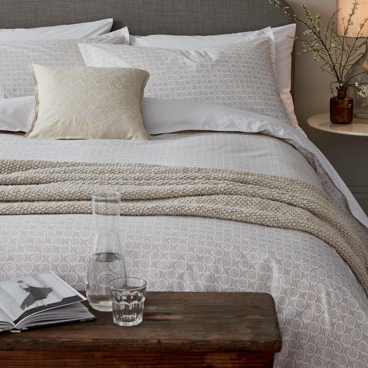 Murmur Thea Linen 100% Cotton Housewife Pillowcase Pair Grey – image 3