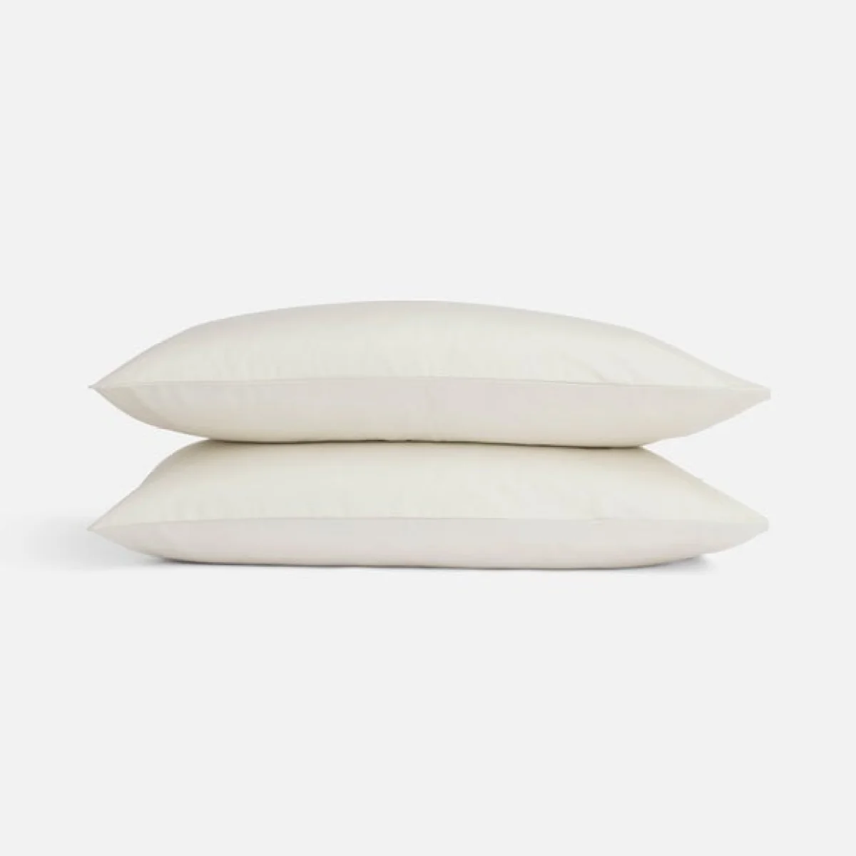 Hotel Cotton Sateen 400 Thread Count Pillowcase Pair White – image 4