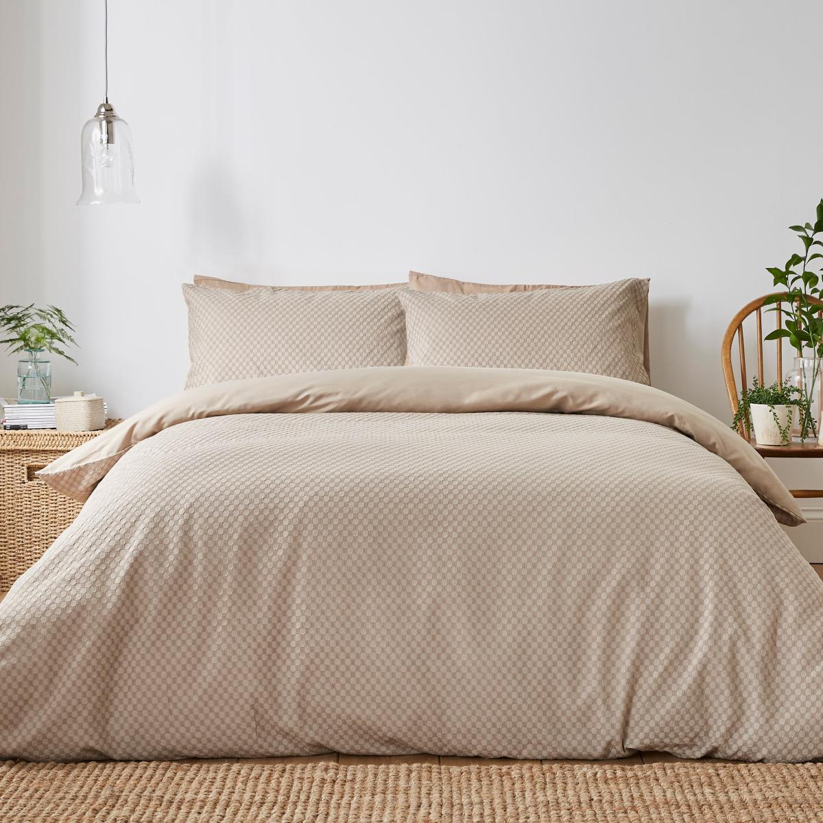 Aubrey Chateau Grey 100% Cotton Oxford Pillowcase Light Grey – image 2