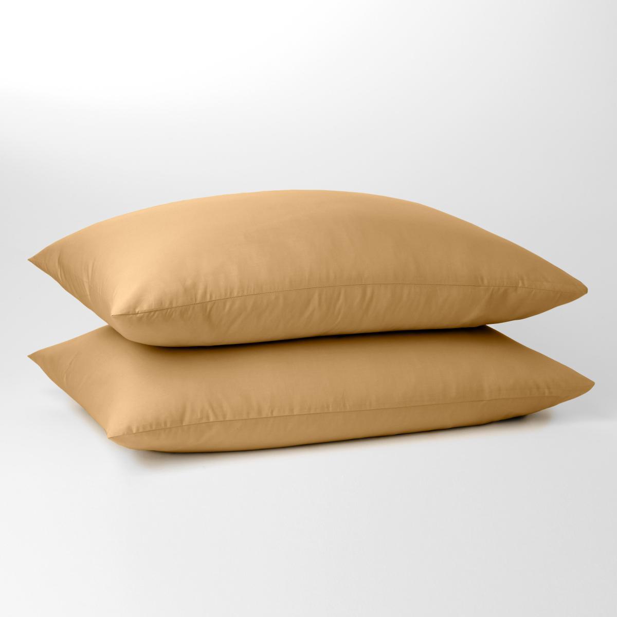 Pure Cotton Housewife Pillowcase Pair Honey – image 1