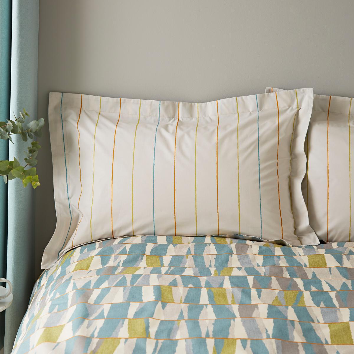 Elements Kolla Oxford Pillowcase Blue – image 2