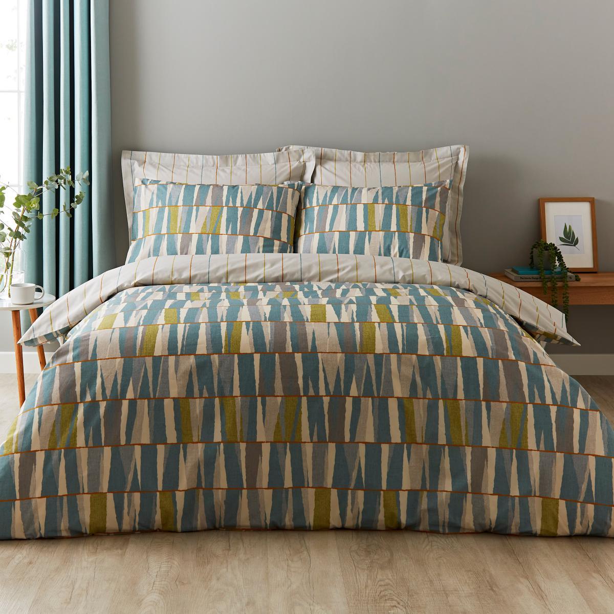 Elements Kolla Oxford Pillowcase Blue – image 3