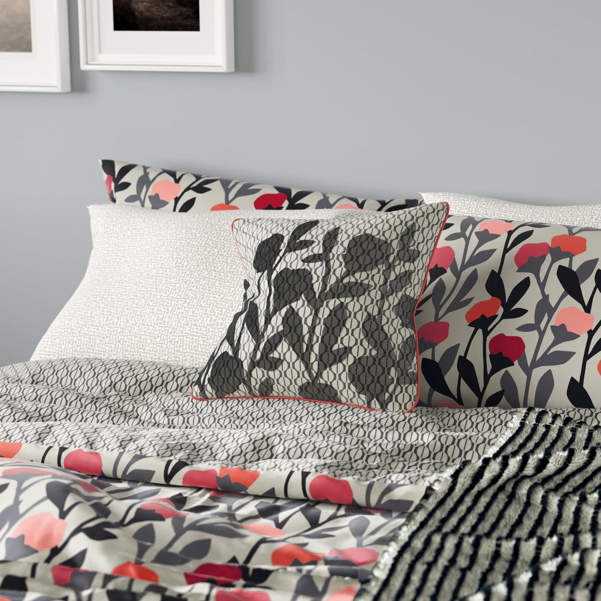 Helena Springfield Ava & Elsa Standard Pillowcase Pair Charcoal – image 3