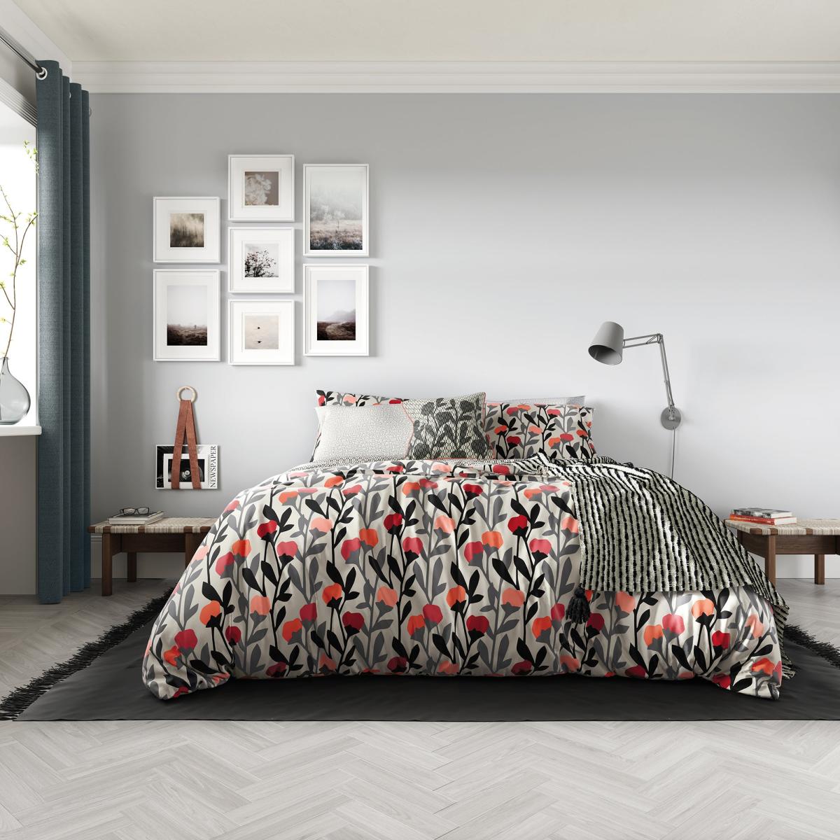 Helena Springfield Ava & Elsa Standard Pillowcase Pair Charcoal – image 5