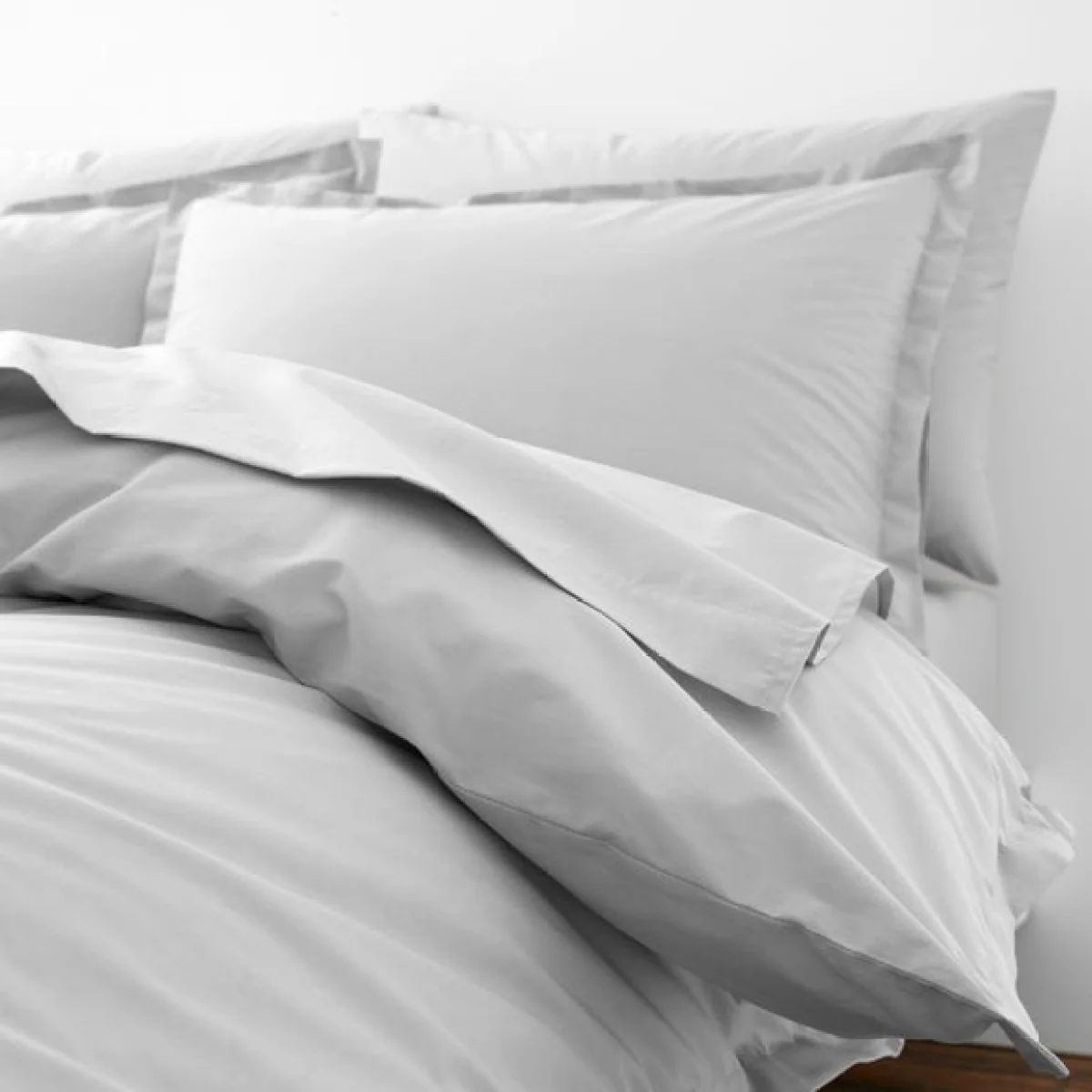 Organic Cotton Oxford Pillowcase Lilac – image 4