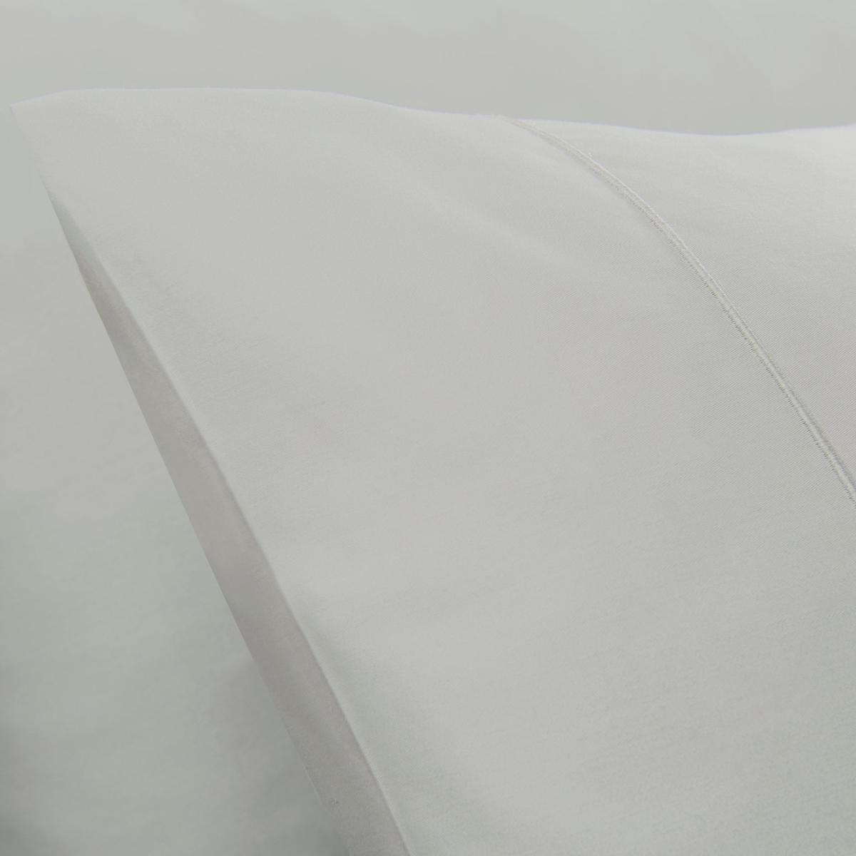 Dorma 300 Thread Count 100% Cotton Sateen Plain Cuffed Pillowcase Denim – image 2