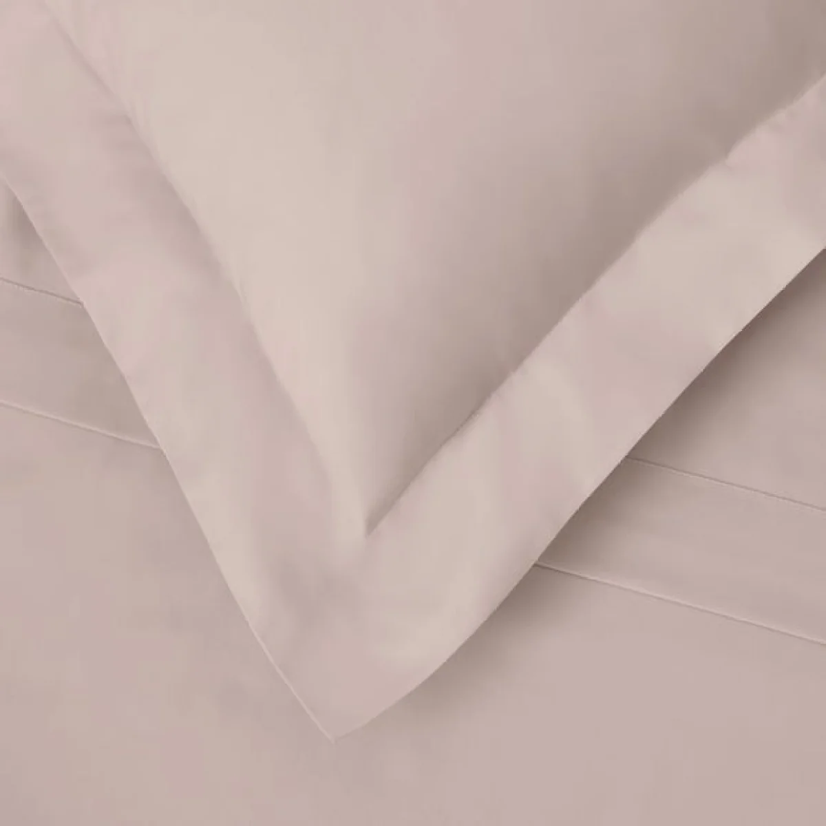 Dorma Egyptian Cotton 400 Thread Count Percale Continental Pillowcase Rose (Pink) – image 2