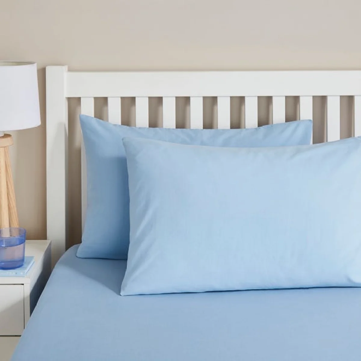 Cotton TENCEL™ Pillowcase Pair White – image 2