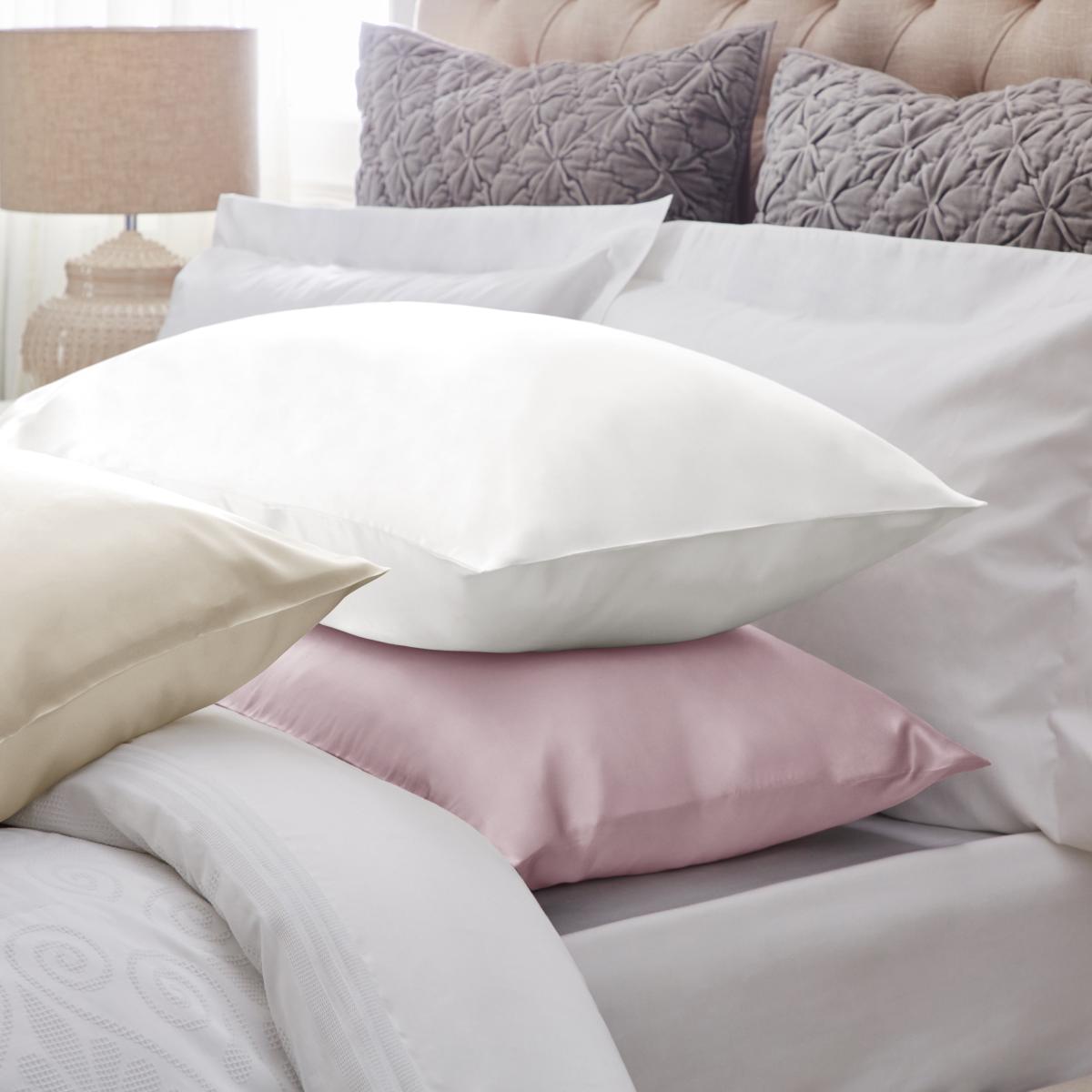 Dorma Pearl Silk Pillowcase Pearl – image 3