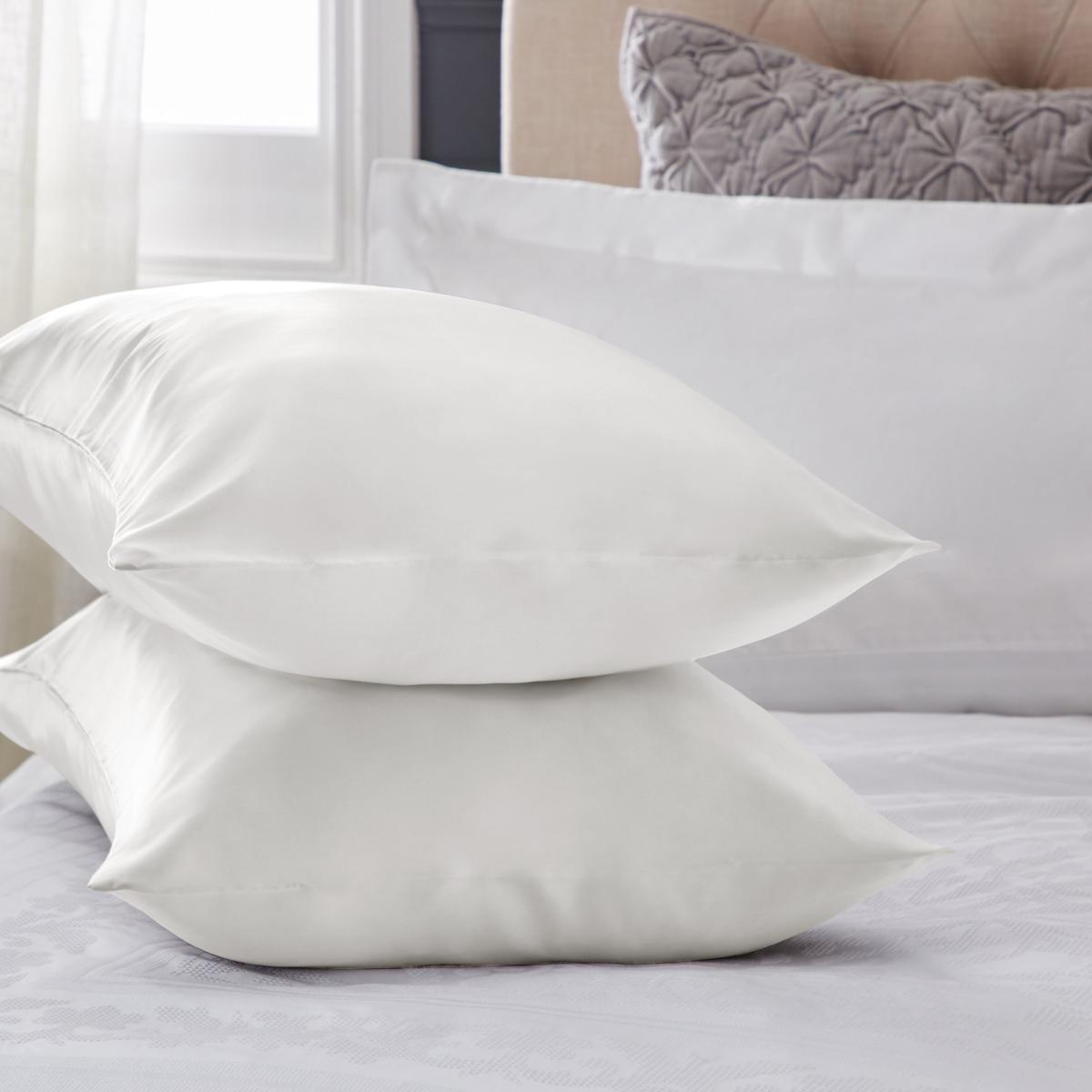 Dorma Pearl Silk Pillowcase Pearl – image 1