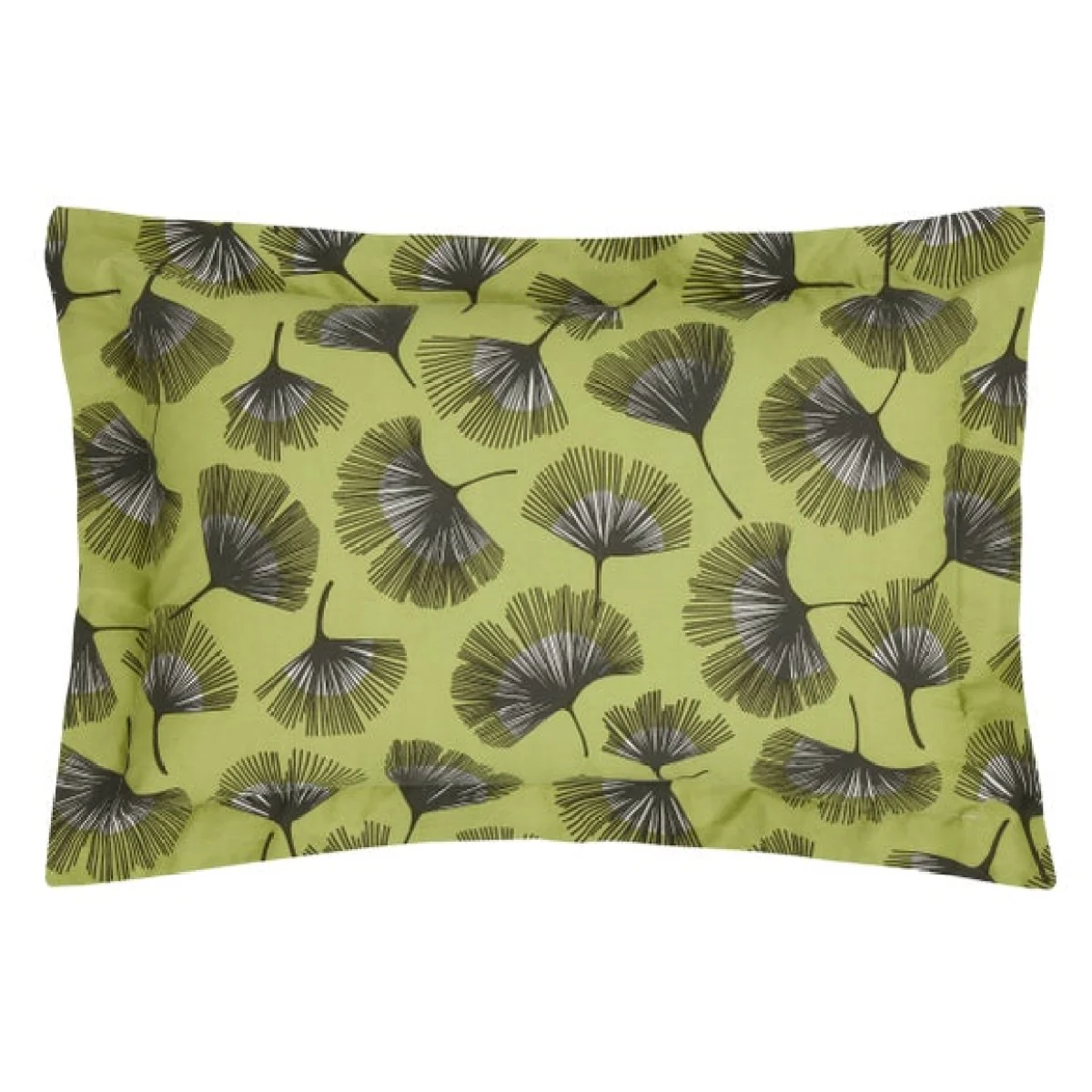 Modern Ginko Fern Oxford Pillowcase Fern (Green) – image 2