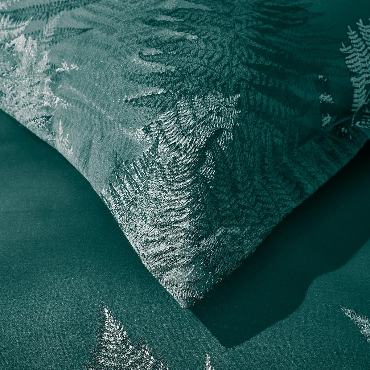 Dorma Emerald Winter Fern Duvet & Pillowcase Set Emerald – image 4