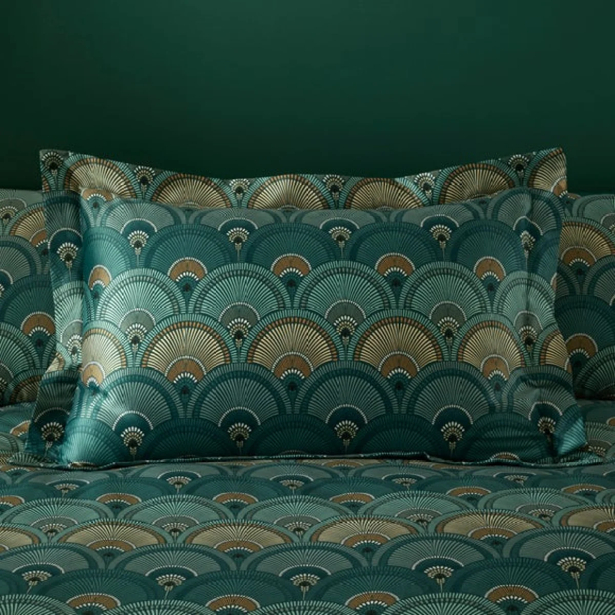 Pierre Emerald Oxford Pillowcase Emerald Green