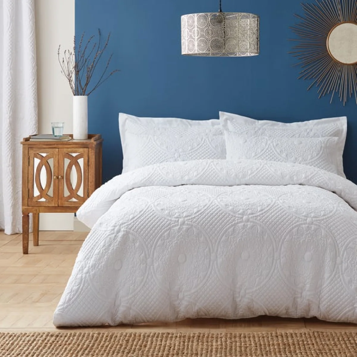 Mandalay White Standard Pillowcase Pair White – image 2