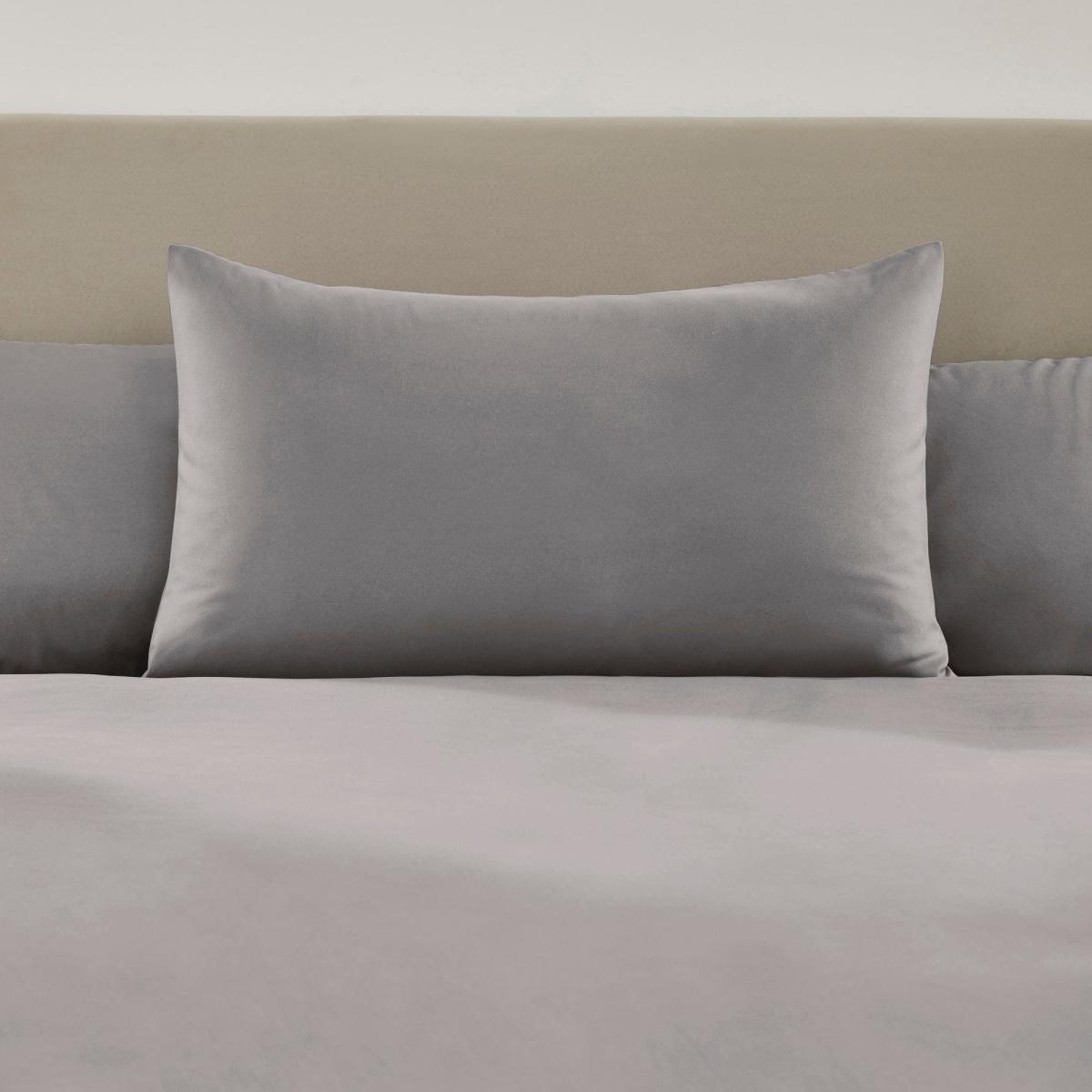 Fogarty Soft Touch Grey Marl Housewife Pillowcase Pair Grey Marl – image 2