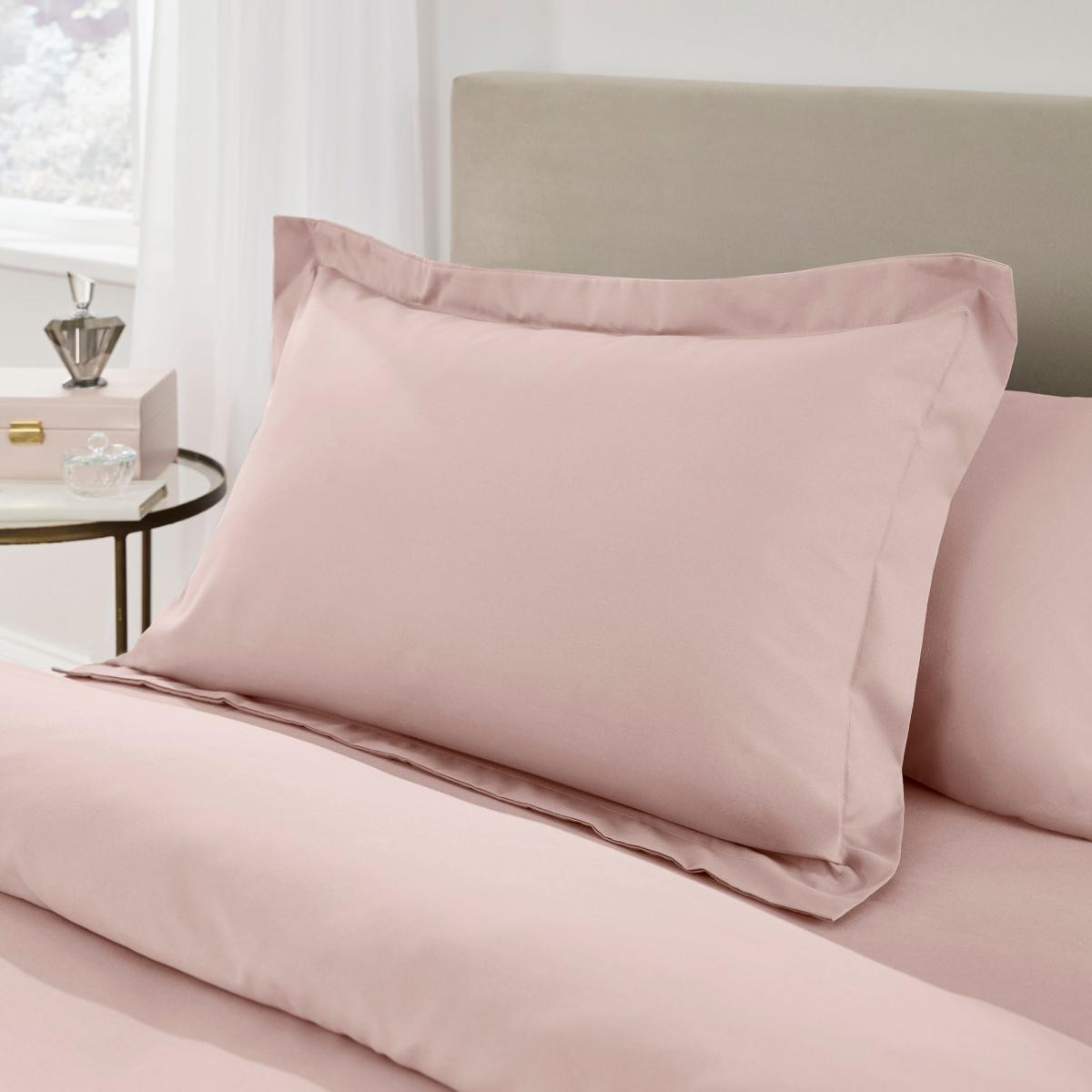 Fogarty Soft Touch Dusky Pink Oxford Pillowcase Dusky Pink – image 2