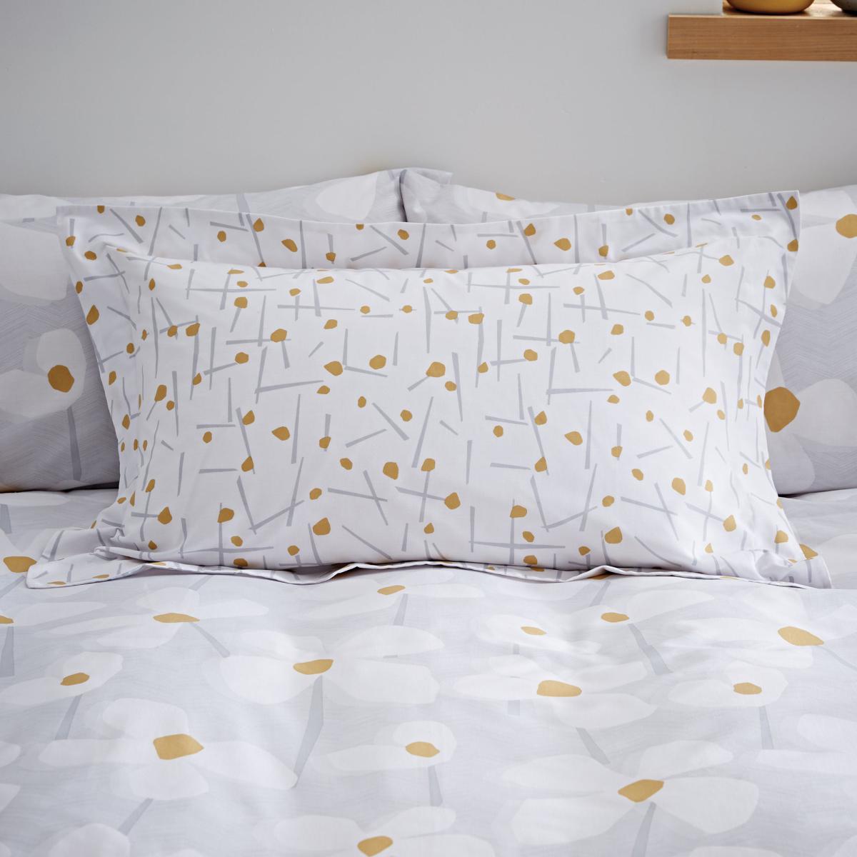 Elements Lena Oxford Pillowcase Grey