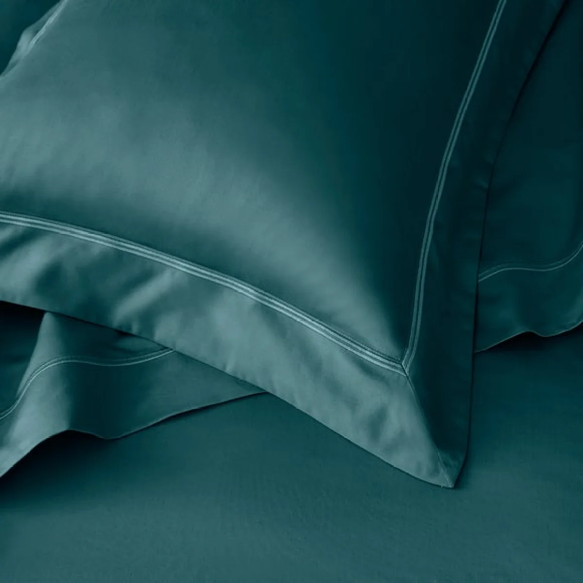 Dorma Egyptian Cotton Sateen 800 Thread Count Oxford Pillowcase Chocolate (Brown) – image 5