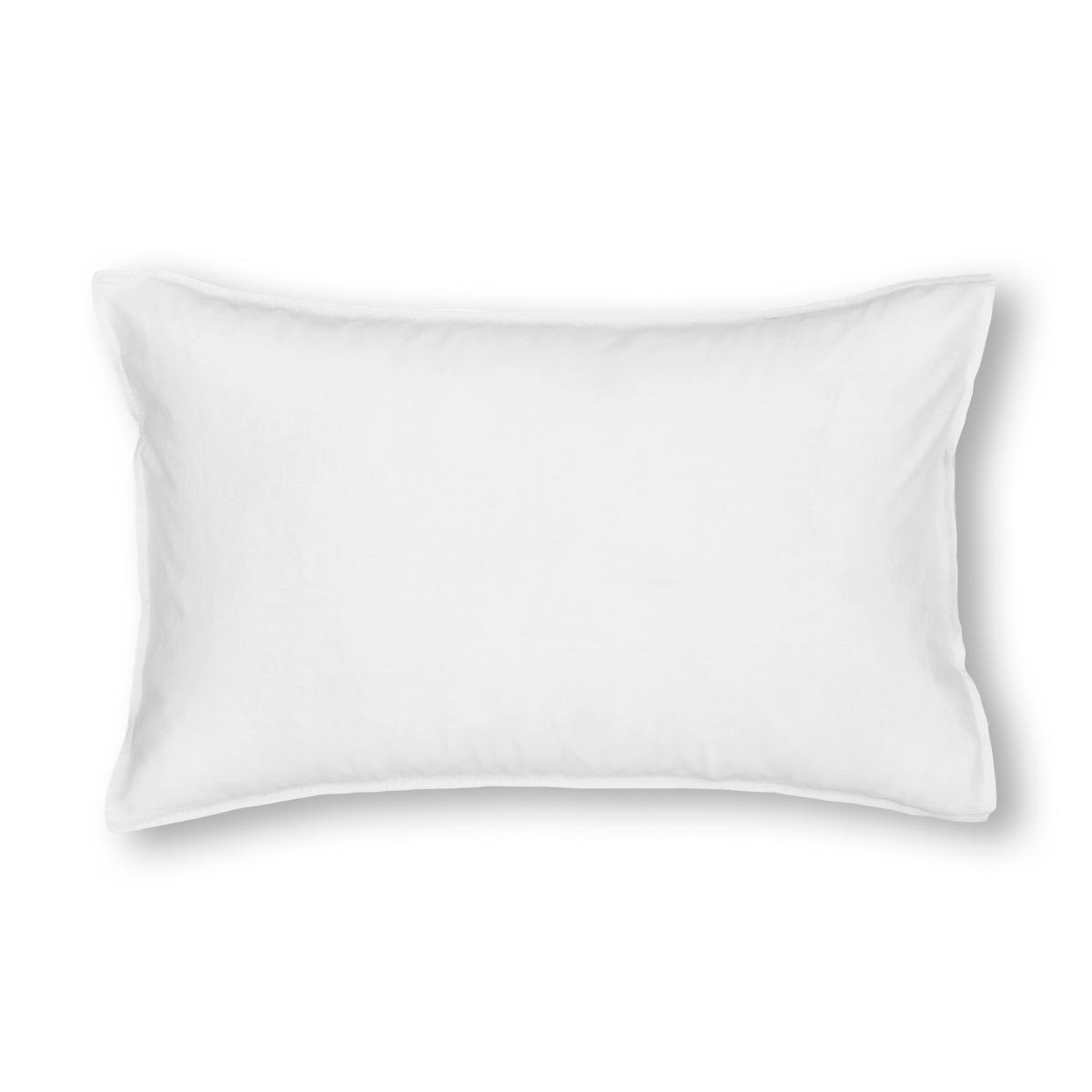 Recycled Cotton Housewife Pillowcase Pair White – image 3