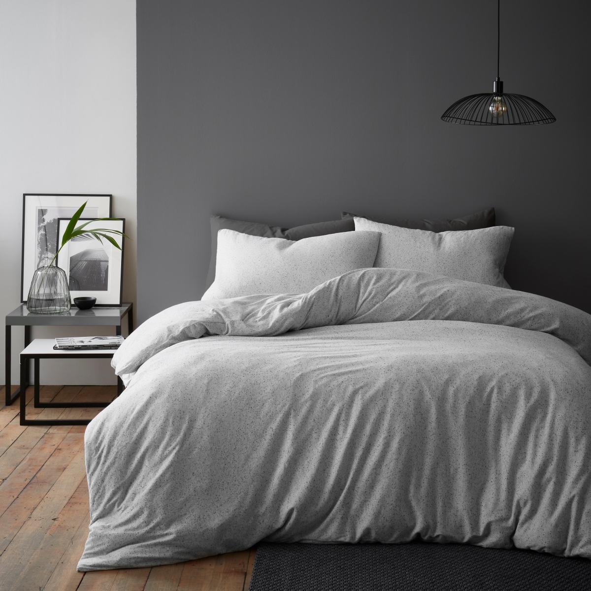 Elements Asher Jersey Grey Oxford Pillowcase Grey – image 3