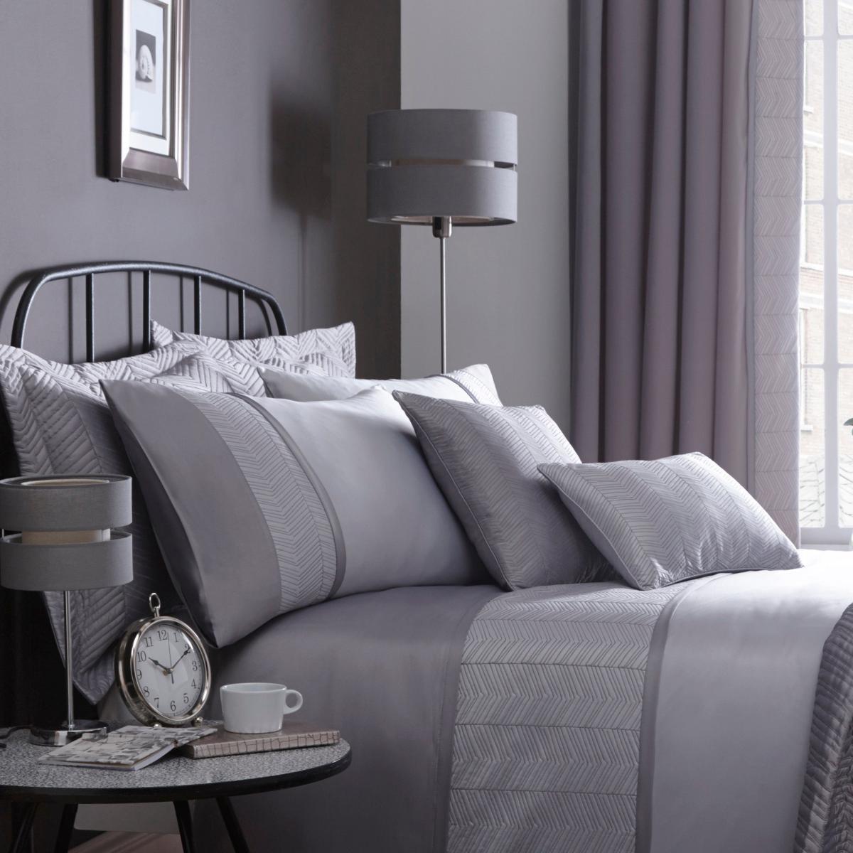 Owen Grey Housewife Pillowcase Grey – image 2