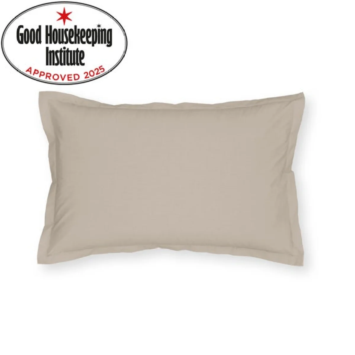 Pure Cotton Oxford Pillowcase Cream – image 2
