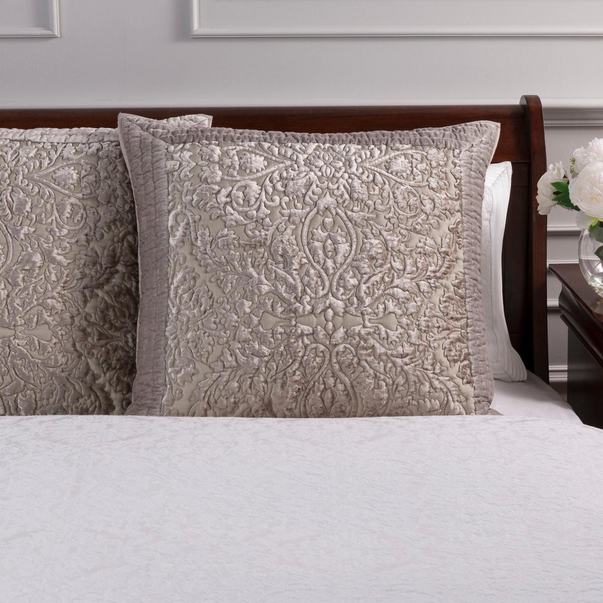 Dorma Charlbury Champagne Continental Pillowcase Champagne
