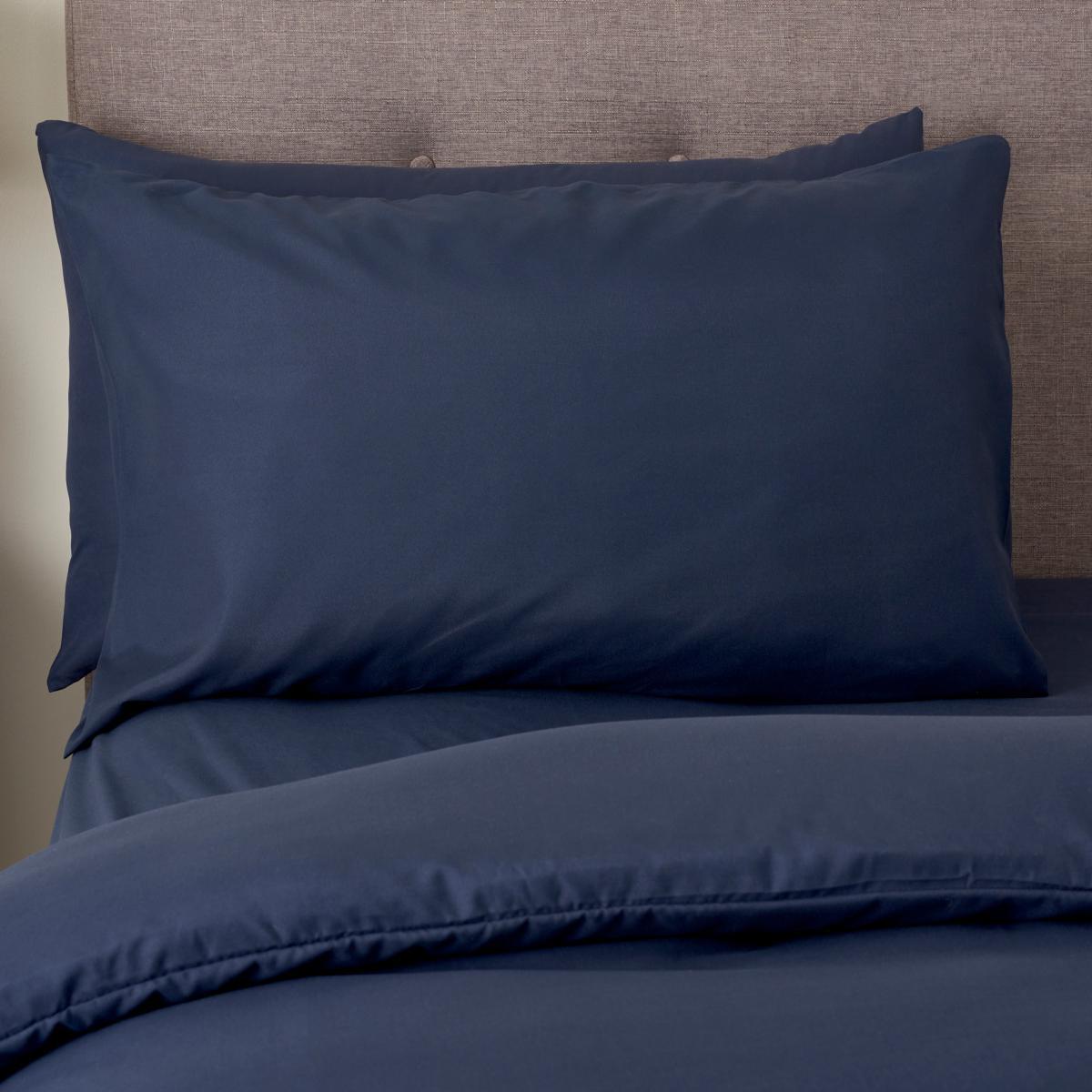 Super Soft Duvet Cover and Pillowcase Set Navy – image 2