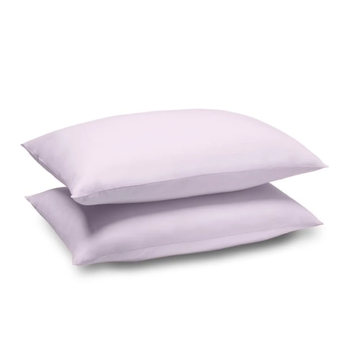 Pure Cotton Plain Dye Kingsize Standard Pillowcase Baby Pink – image 4