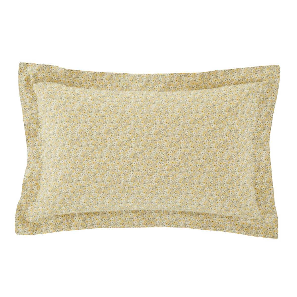 Bessie Ditsy Floral Ochre 100% Cotton Oxford Pillowcase Ochre (Yellow) – image 2