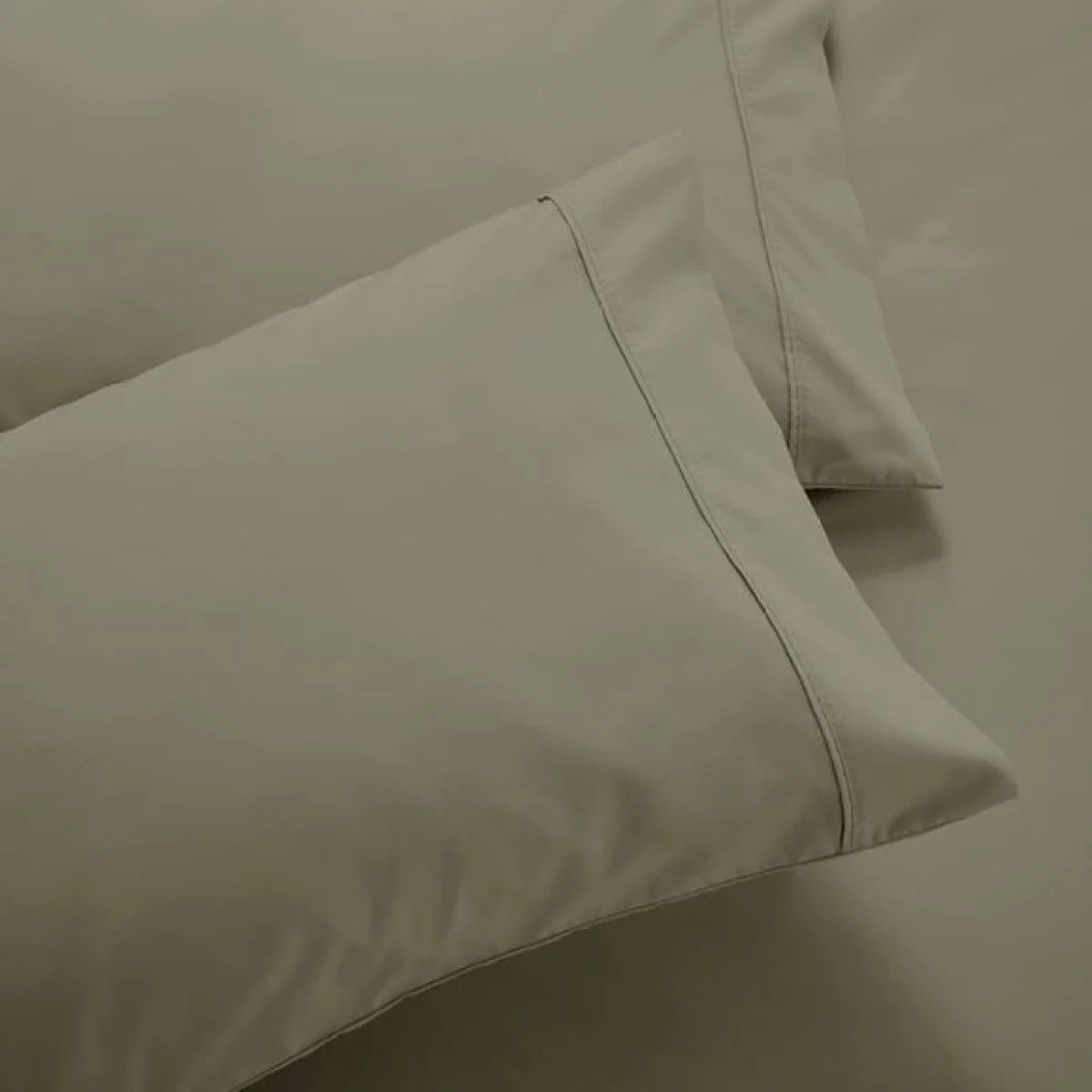 Dorma Egyptian Cotton 400 Thread Count Percale Standard Pillowcase Blue – image 3