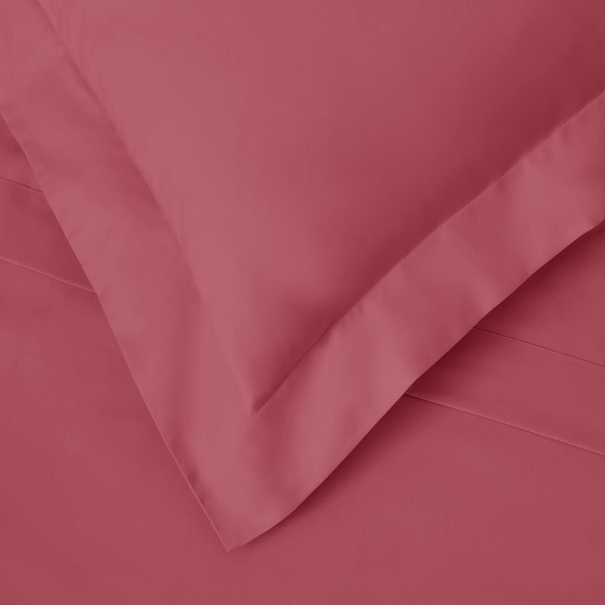 Dorma 300 Thread Count 100% Cotton Sateen Plain Oxford Pillowcase Rose – image 3