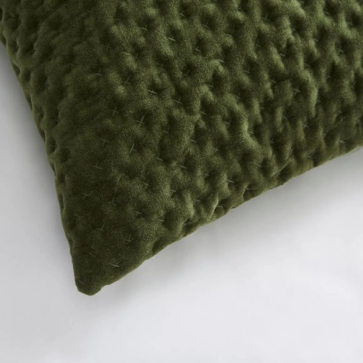 Dorma Genevieve Green 100% Cotton Standard Pillowcase Dark Green – image 2