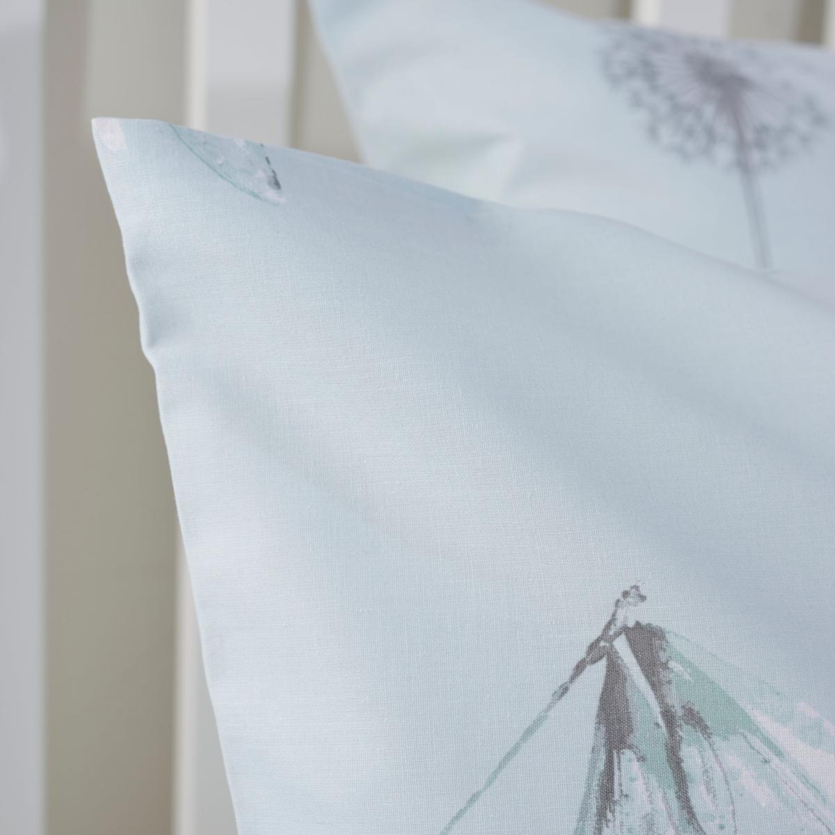Dragonflies Blue Cotton Pillowcase Pair Blue – image 2