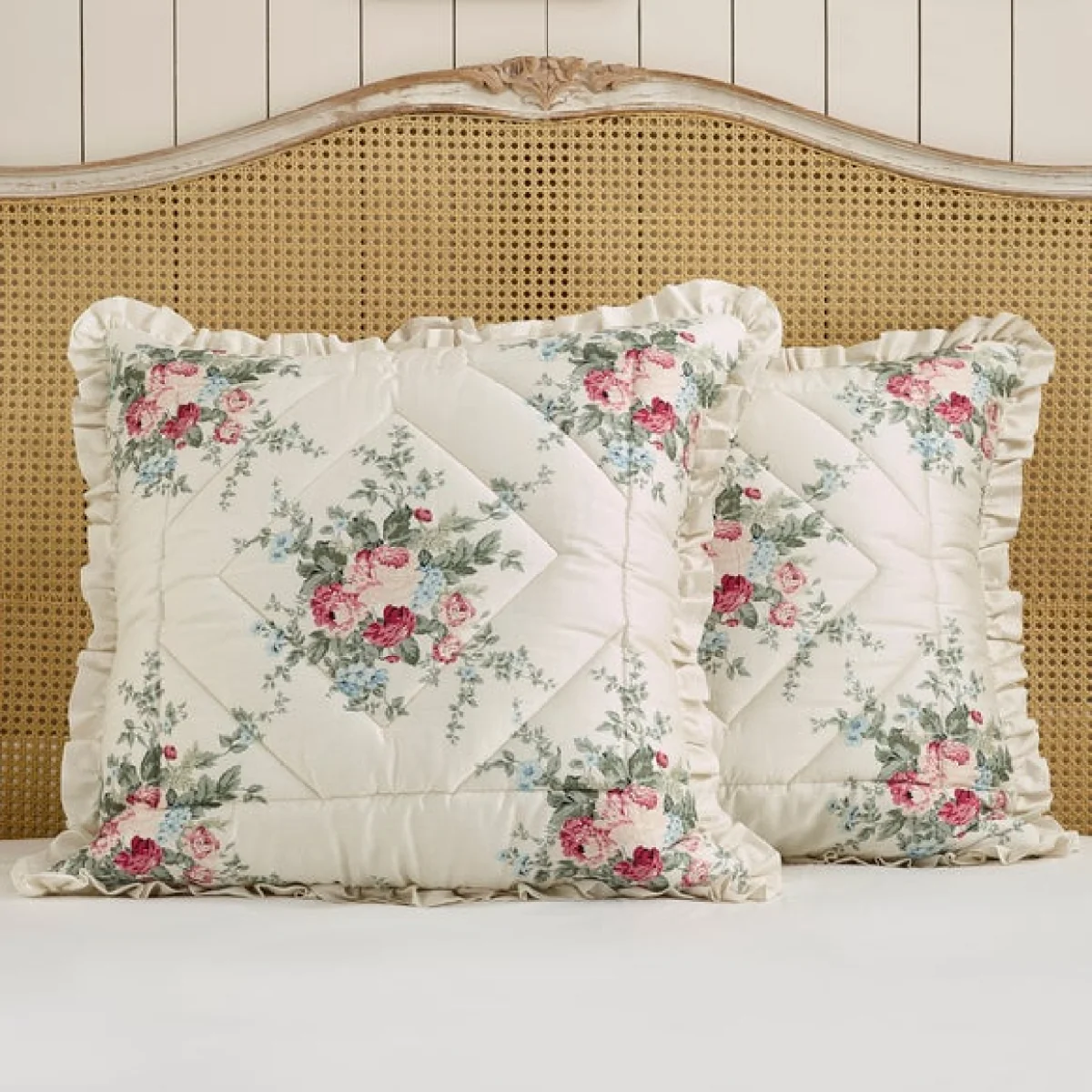 Dorma Archive Quilted Willowmere 100% Cotton Sateen Pillow Sham – image 1